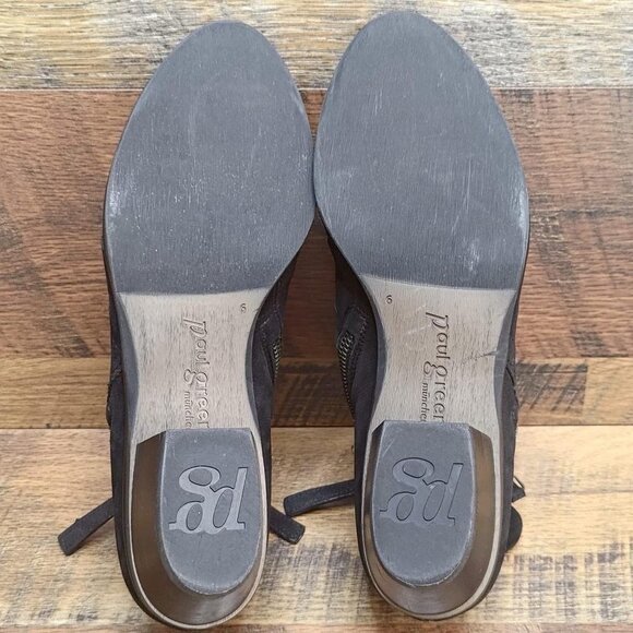 Paul Green Women’s Malibu Slice Zip Ankle Bootie Gray Leather Size 6UK / 8.5US - Picture 9 of 9